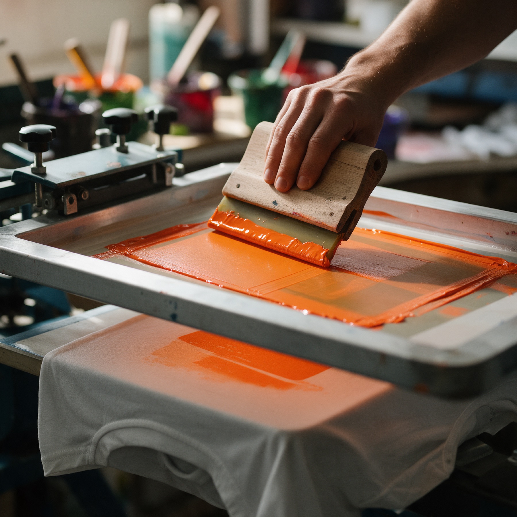 Impressão em serigrafia
